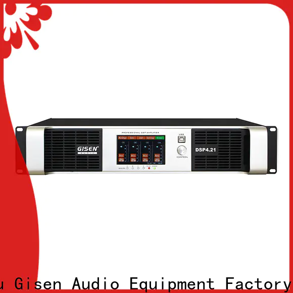 Gisen professional desktop audio amplifier supplier for venue
